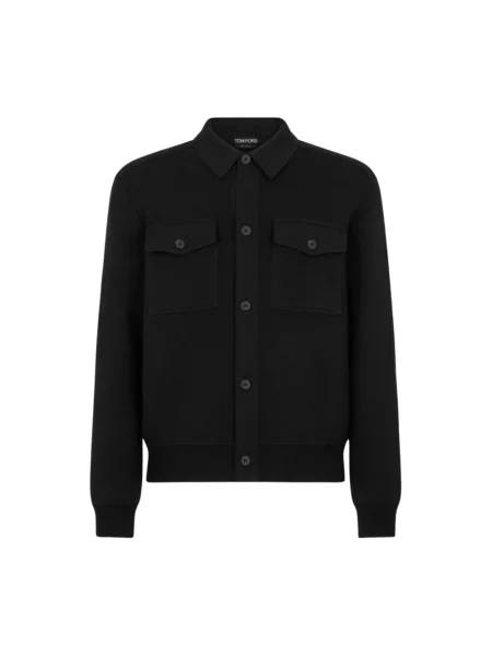 Kardigan Tom Ford wełniany czarny