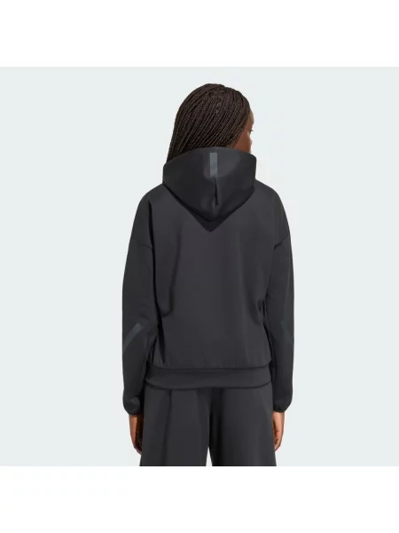 Bluza z kapturem i suwakiem na całej długości adidas Z.N.E. czarna