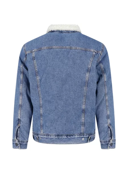 Gulerat geacă de blugi Levi's® albastru