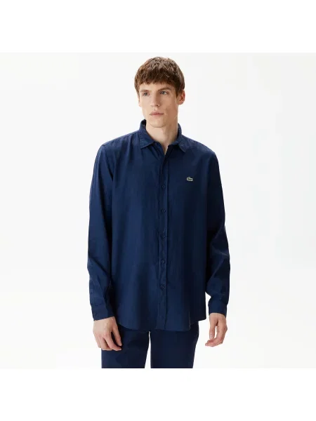 Lacoste Koszula Lacoste granatowa