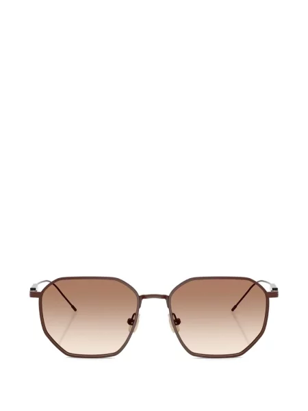 Ochelari de soare Brunello Cucinelli cu imprimeu geometric maro