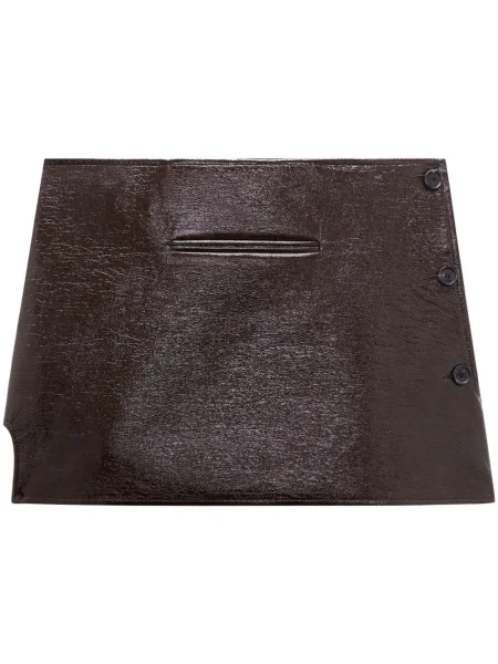 Fusta mini Courreges maro