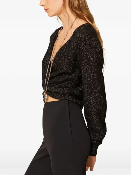 Pulover Twinset de lână negru