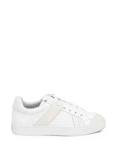 Sneakerși Axept din piele alb