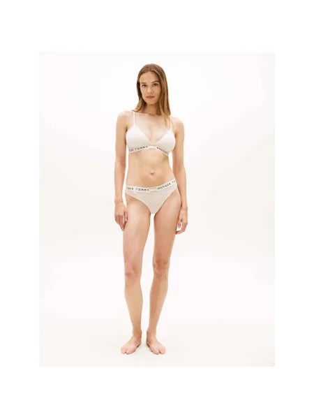 Trojuholníková podprsenka Tommy Hilfiger Underwear béžová