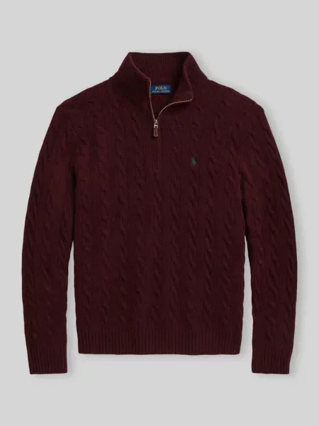 Sweter Polo Ralph Lauren wełniany czerwony