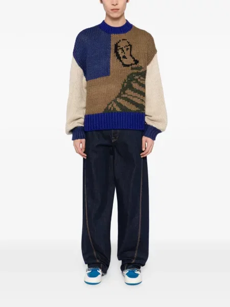 Sweter dziecięcy Kidsuper brązowy