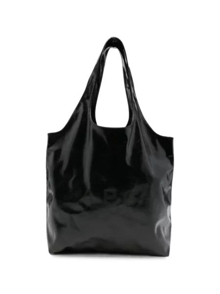 Geantă shopper A.p.c. cu imagine negru