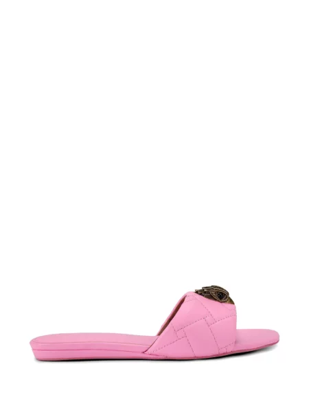 Dygsniuotas sandalai Kurt Geiger London rožinė