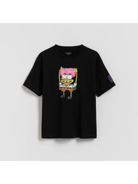 Reserved Tričko SpongeBob černý