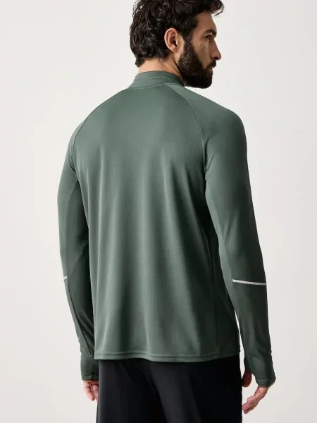 Nike športová mikina pánska Miler Dri-FIT zelená