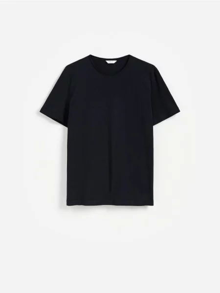 Reserved Tricou regular fit uni negru