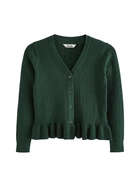 CLARKS Geacă tricotată închis verde