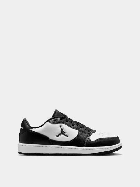 Кеди низькі NIKE JORDAN COURT CONNECT LOW білий/чорний шкіра/синт.мат./текстиль білі