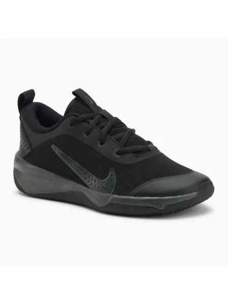 Încălțăminte pentru copii Nike Omni Multi-Court football black/anthracite negru