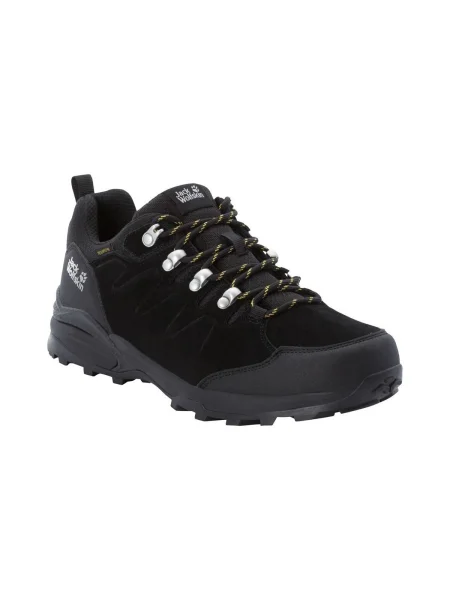 Jack Wolfskin pantofi Refugio Texapore Low barbati maro negru