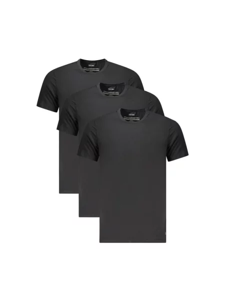 Koszulka Calvin Klein Underwear z krótkim rękawem ze stretchu czarna
