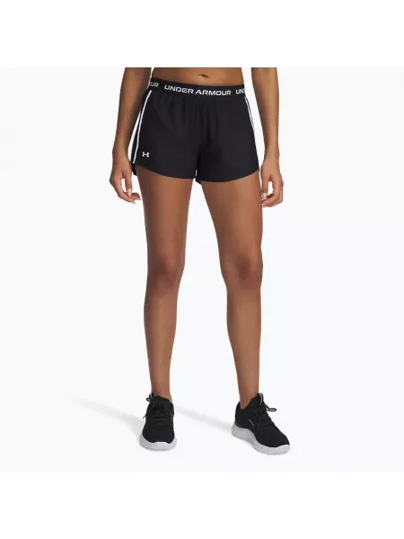 Дамски къси панталони Under Armour Tech Play Up black/white бяло
