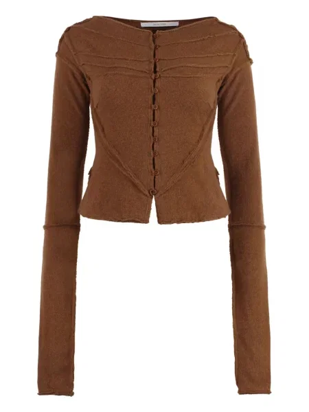Cardigan Talia Byre tricotate maro