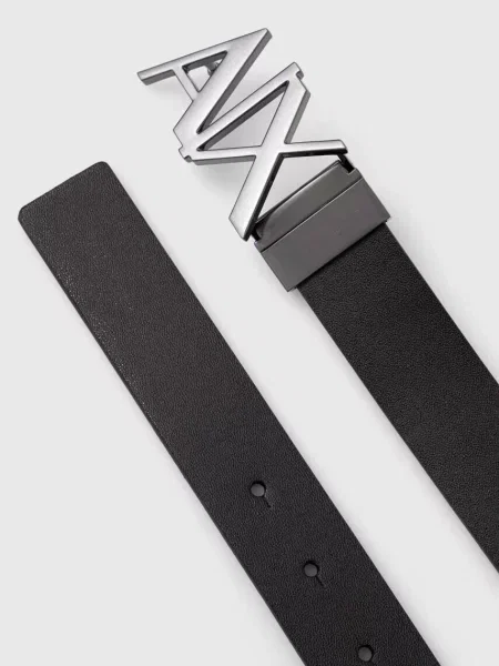 Pasek Armani Exchange czarny