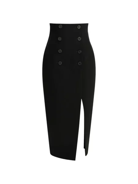 Fustă midi Khaite negru