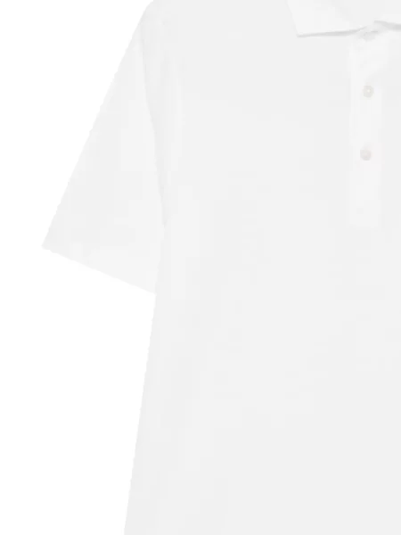 Scurt tricou polo Gran Sasso alb