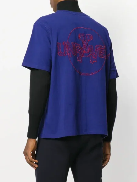 Tricou Unravel Project cu imagine violet