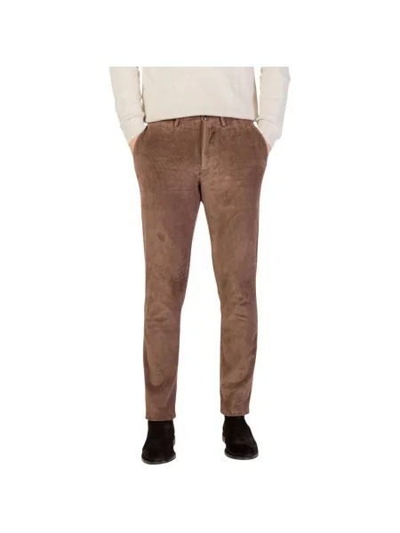 Pantaloni Borghese maro