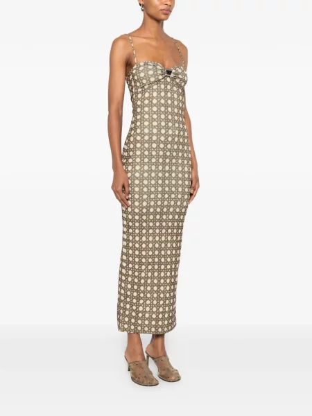 Rochie maxi Nanushka cu buline drapată