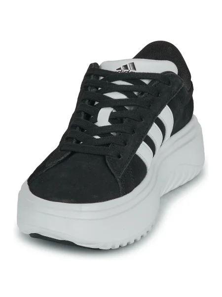 Bőr félcipő Adidas fekete