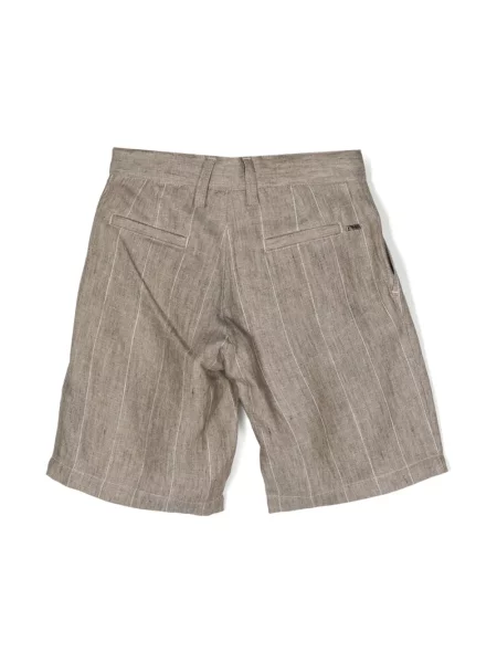 Dětské kraťasy Emporio Armani hnědé