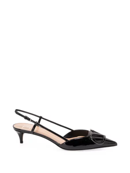 Pantofi cu toc Valentino Garavani slingback negru