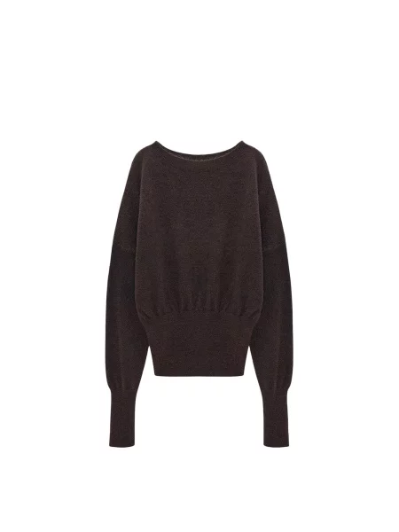 Dilvin Svetr Pullover tmavě hnědá