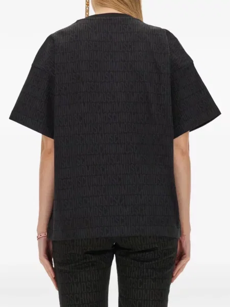 Tricou Moschino cu imagine negru