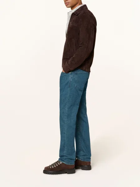 Scotch & Soda Jeansy The Zee O Regularnym Prostym Kroju blau granatowe