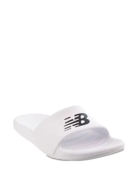 Papuci New Balance din piele de căprioară negru