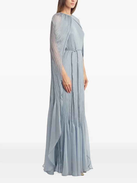 Cu centură rochie maxi Irina Schrotter albastru