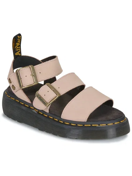 Pantofi Dr. Martens din nubuc roz
