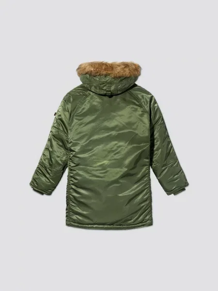 Дитяча Парка Alpha Industries зелений