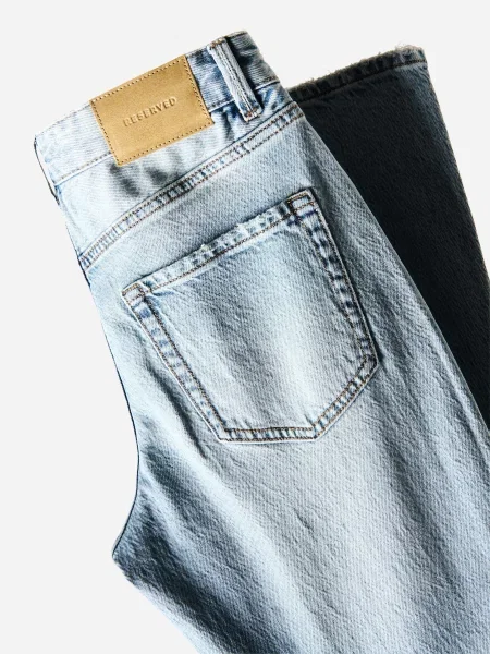 Reserved Джинси straight slim синій