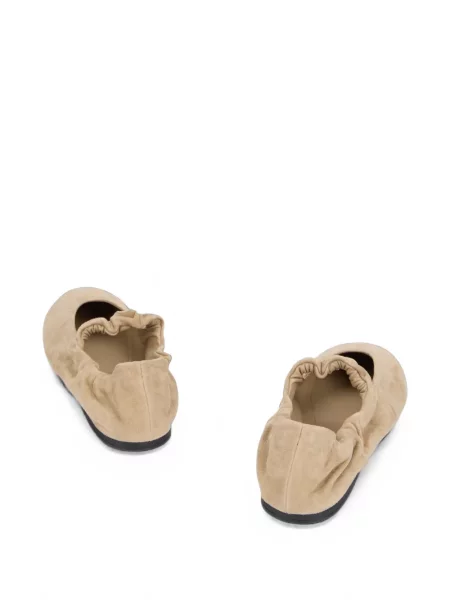 Balerini Miu Miu din piele de căprioară