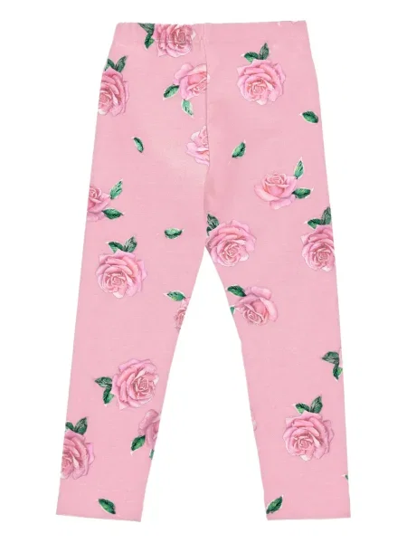 Legginsy dziecięce Monnalisa różowe