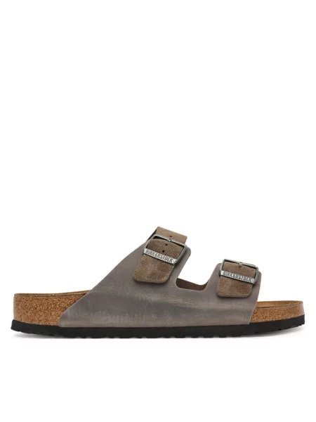 Klapki Birkenstock szare