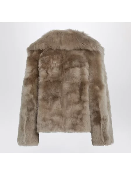 Kurtka skórzana Blancha brązowa