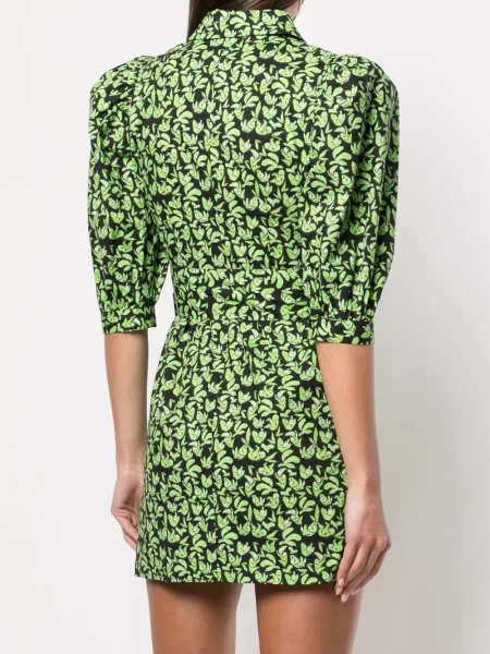 Rochie Lhd cu imagine de costum verde