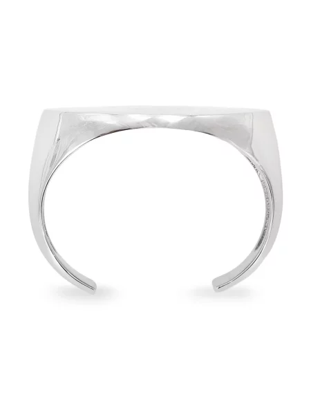 Bransoletka Mm6 Maison Margiela z logo szara