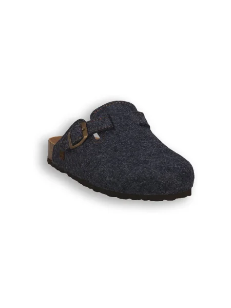 Blugi Bioline din lână merinos albastru