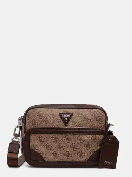 Guess Taška cez rameno Milano HMMIL hnedá