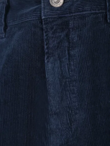 Pantaloni Amaranto de catifea cord albastru
