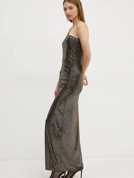 Сукня Morgan RSHOK maxi розкльошена RSHOK золотий
